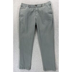 Bearbottom Athletic Fit Stretch Chino Pants (Men's XL) Green - 36x30